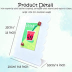 2 Pack Metal White Scalloped Magnet Display Board - Image 2