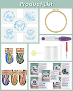 ERKOON 5 Sets Embroidery Kit for Beginners - Image 2