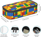 Fun Blocks Colorful Pencil Case Organizer Big Capacity Pencil Pouch Stationery - Image 5