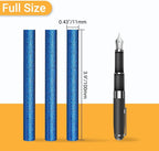 Manarty Glitter Sapphire Blue Hot Melt Glue Stick, Adhesive EVA Glue Sticks - Image 2