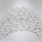 MJDCB 7A Natural White Clear Quartz Round Beads Gemstone Beads - Image 5