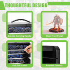Miniature Storage Case for Collectibles Miniatures, Wooden Display Cases - Image 6