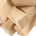 JAPCHET 24 Pieces 4 x 1 x 1 Inch Basswood Carving Blocks, Natural Wood Carving - Image 3