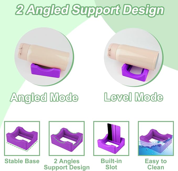 Silicone Cup Cradle for Tumblers, Tumbler Holder for Crafts - Image 3