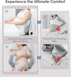 Pregnancy Pillows for Sleeping, Memory Foam Maternity Pillow Support for Back - Image 3