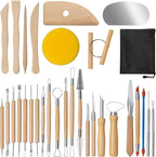 Amrules Clay Tools Kit, Practical Polymer Clay Sculpting Tools Kit, Air Dry by Amrules