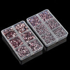 10000Pcs 2-Boxes Mixed Size Hot Fix Round Crystals Gems Glass Stones Hotfix - Image 5