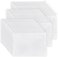 Koolmox 30 PCS 9x7'' White Makeup Bag Set by Koolmox