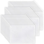 Koolmox 30 PCS 9x7'' White Makeup Bag Set by Koolmox