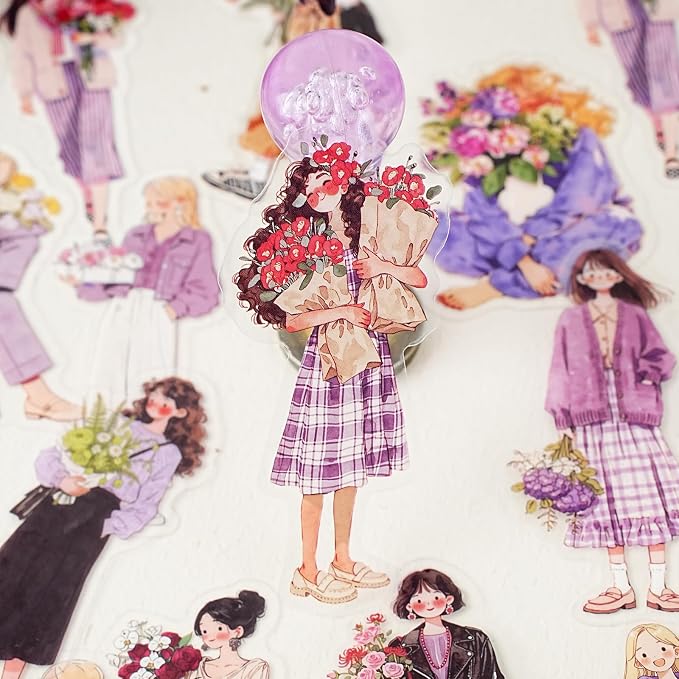 Natural Flower Stickers for Scrapbooking - Image 5