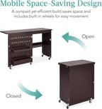 Best Choice Products Folding Sewing Table Multipurpose Craft Station & Side Desk - Image 6