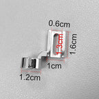 Low Shank Ruler Foot for Free Motion Quilting, 1/4 Inch Open Toe Darning Foot - Image 2