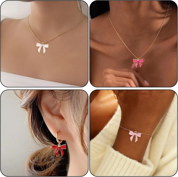 Bow Charms for Bracelet Jewelry Making Cute Bracelet Charms | 18Pcs, Bow Charms - Image 6