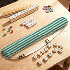 Green Striped Mahjong Mat Bag - Image 4