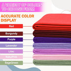 XSEINO Light Purple Large Felt Fabric 36" X 36 ", 1.4 mm Thick Soft Felt Fabric - Image 5
