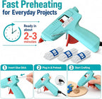 Mini Hot Glue Gun Kit with 30 Glue Sticks and Carrying Case, 15W Fast - Image 3