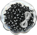100Pcs 10MM Polymer Clay Beads, Tai Chi Heart Clay Bead Charms by LUBINGSHINE