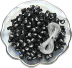 100Pcs 10MM Polymer Clay Beads, Tai Chi Heart Clay Bead Charms by LUBINGSHINE