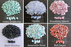 LAIDANLA Green Aventurine 400pcs Natural Chip Stone Beads 5-8mm Healing Crystal - Image 5
