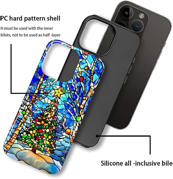 Case for iPhone 16 Pro Max, Scratch Resistant Hybrid Double Layer Hard - Image 2