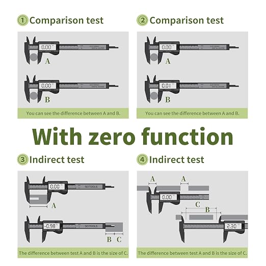 Small Digital Caliper 0-4" Mini Measuring Tool, Micrometer Caliper - Image 6