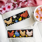 ORIGACH 6 Set Chicken Cross Stitch Bookmark Kit - Image 6
