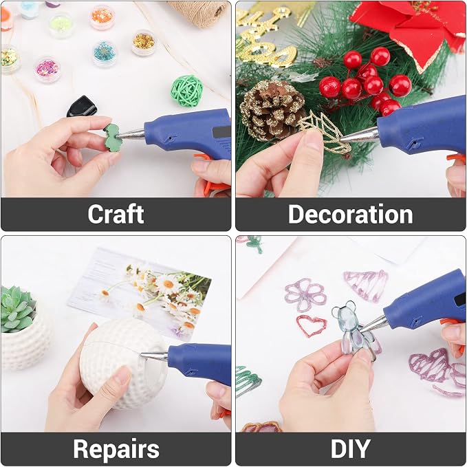 Gartful 120pcs Hot Glue Gun Wax Sticks, Hot Glue Mini Sticks 0.28" x 3.9" - Image 6