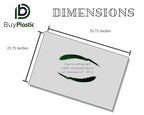 BuyPlastic L-043 Yellow Transparent Fluorescent Colored Acrylic Plexiglass Sheet - Image 2