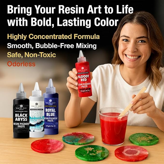 Royal Amethys Purple Epoxy Resin Pigment Paste XL – Opaque Epoxy Dye & High - Image 6