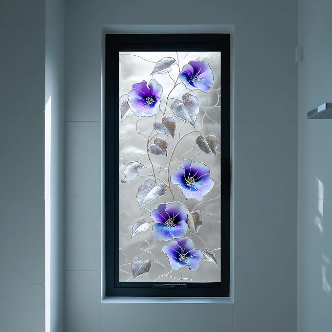 IVN Stained Glass Window Film Privacy Window Film Static Cling Window Film - Image 6