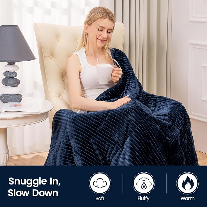 Sherpa Fleece Adult Weighted Blanket - Image 4