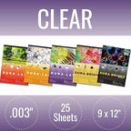 Grafix Dura-Lar 0.003" Film, Ultra Clear, Glossy 9"x12" Sheet, Mylar/Acetate - Image 3