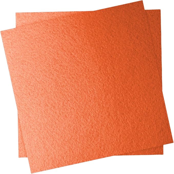 12" x 12" Felt Fabric Sheets for Crafts, 1mm Thick, Squares Felt Paper for by YHOLSDAS