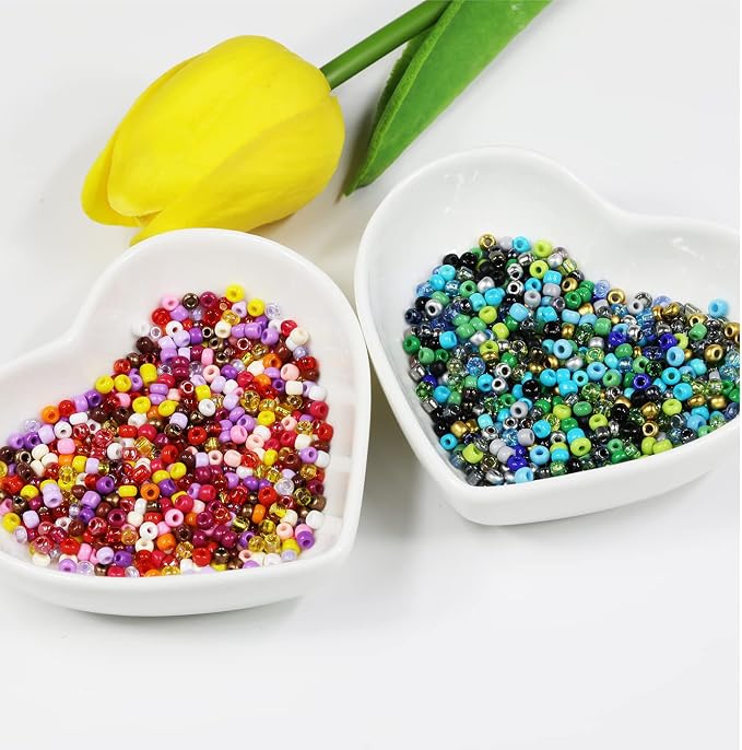 18800Pcs 3mm 48-Color Glass Seed Beads + 260 Alphabet Letter Beads DIY Jewelry - Image 6