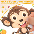 Aowplc 48 Pcs Make-a-Face Sticker Sheets - Image 3