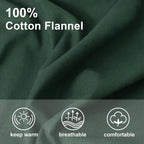 59”W Cotton Flannel Fabric, Super Soft 150GSM, Medium Weight Solid Arts & - Image 4