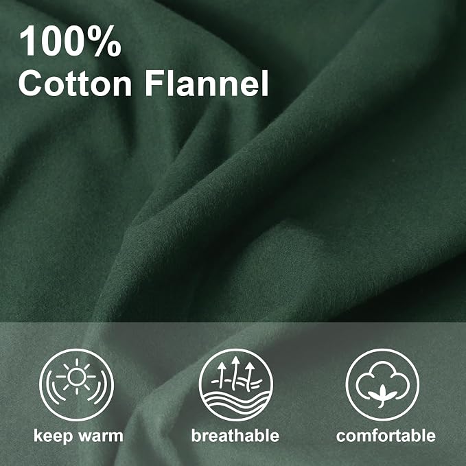 59”W Cotton Flannel Fabric, Super Soft 150GSM, Medium Weight Solid Arts & - Image 4