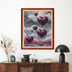 MYBISYMQQ Romantic Heart Balloon Cross Stitch Kits - Image 4