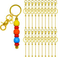 40 Pcs Beadable Keychains Bulk Kit – DIY Keychain Making Supplies by DNLEGULI