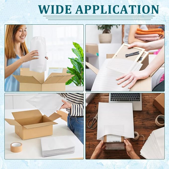 50 Pack Cushion Foam Pouches12x12 Inch, Foam Packing Pouches Protect Mugs - Image 6