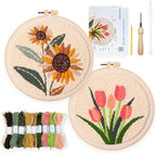 YWAOAIJD Punch Needle Embroidery Kit, Include Punch Needle Tools, Embroidery by YWAOAIJD