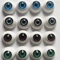 8 Pairs of 4 Colors 22mm Half Round Realistic Acrylic Eyes by Jashem