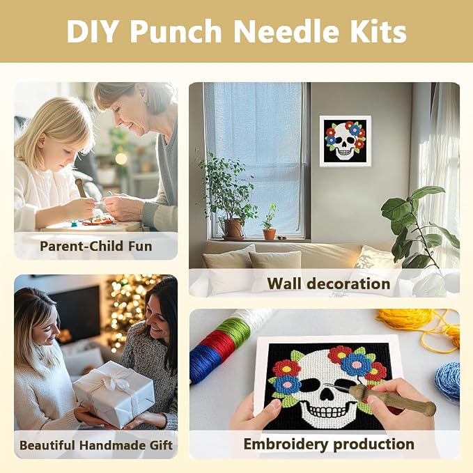 Doodlream Gothic Skull Flower Needle Kit - Image 4