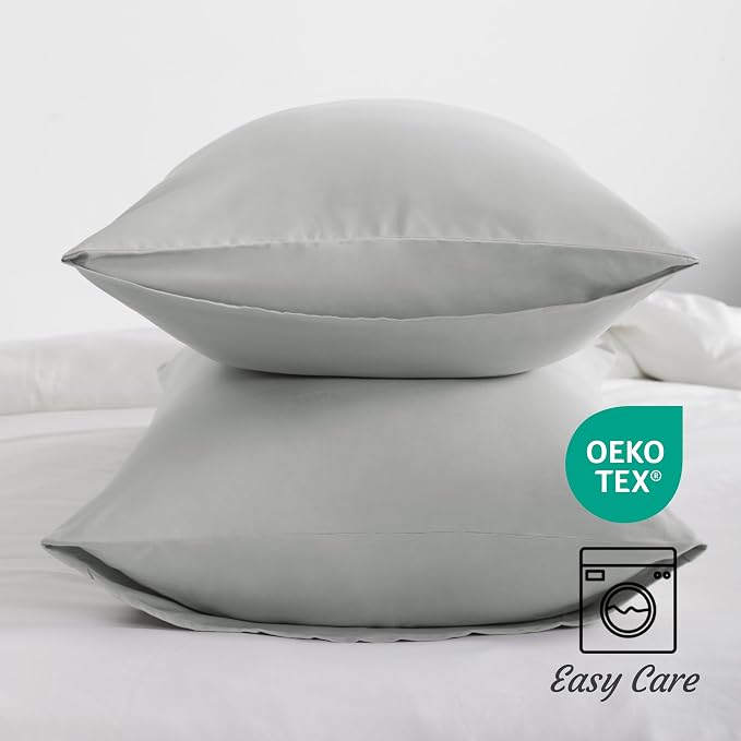 NTBAY Standard Pillow Cases Set of 2, 2 Pack Brushed Microfiber 20x26 Pillow - Image 5