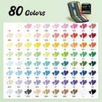80 Colors Acrylic Paint Markers, Direct Liquid Acrylic Paint Marker Pen - Image 3