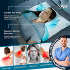 Nuzzle Cooling Adjustable Pillow Queen Size - Image 3