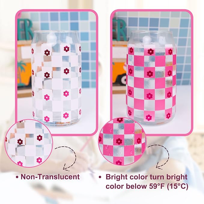 TECKWRAP Color Changing Vinyl Permanent Adhesive Vinyl 10 Colors/Pack Cold - Image 6