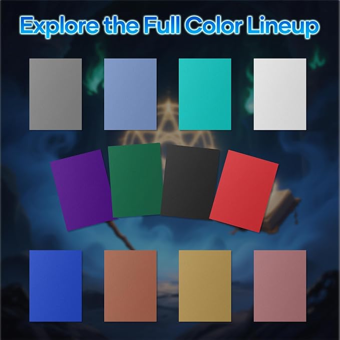 Mlikero 1200 Count Card Sleeves, Matte Magic Card Sleeves, Smooth Shuffle & - Image 2