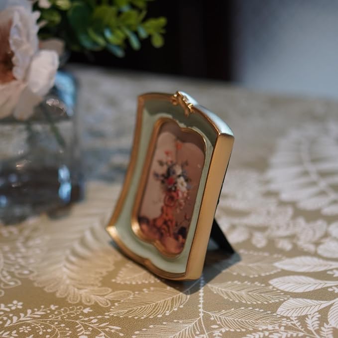 Vintage Picture Frame 2.5x3.5 Antique Ornate Photo Frame Tabletop and Wall - Image 7