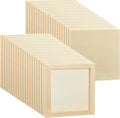Kathfly 48 Pcs 6 x 6" Wood Panel Boards, Unfinished Wood Canvas Panels by Kathfly